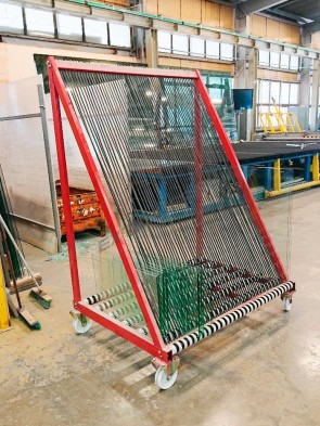Glass sorting harp rack Loeffler FW-D-60