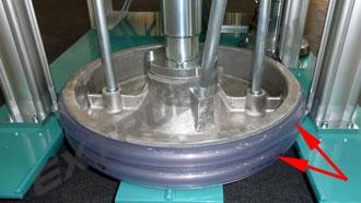 Wischring TSI 0005-0008-0022 für 200 L Folgeplatte PVC ohne Spannring