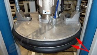 Wischring für 200L Folgeplatte ohne Spannring. Passt für Reinhardt Technik, Lisec, HDT, TSI, BLOCK, EMAR, NDS usw.