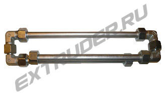 Смеситель "Lisec" 16S 305688. 3 трубки, 3 спирали (стандартно 2 трубки х 300 мм, 1 трубка х 335 мм, общая длина 360/450 мм)