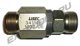 Прямое шарнирное соединение Lisec 341589, M24x1,5 (16S)1