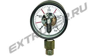 Манометр 3-контактный 0-400 бар  Reinhardt Technik 40053300, HDT 3410062, TSI 0001-9999-0010